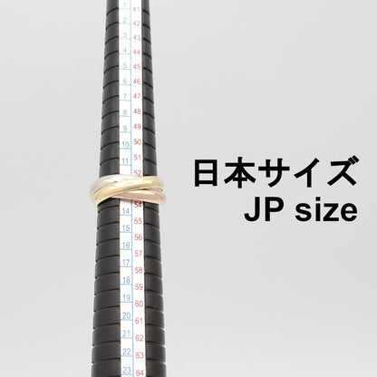 トリニティリング リング 指輪 K18YG K18WG K18PG ゴールド イエローゴールド ホワイトゴールド ピンクゴールド カルティエ