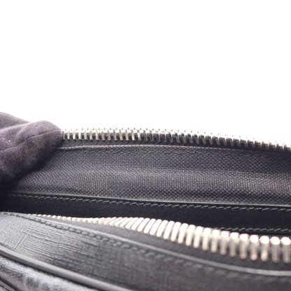 ソフト GGスプリーム シェリーライン ウエストバッグ ボディバッグ PVC レザー ブラック ダークグレー グッチ