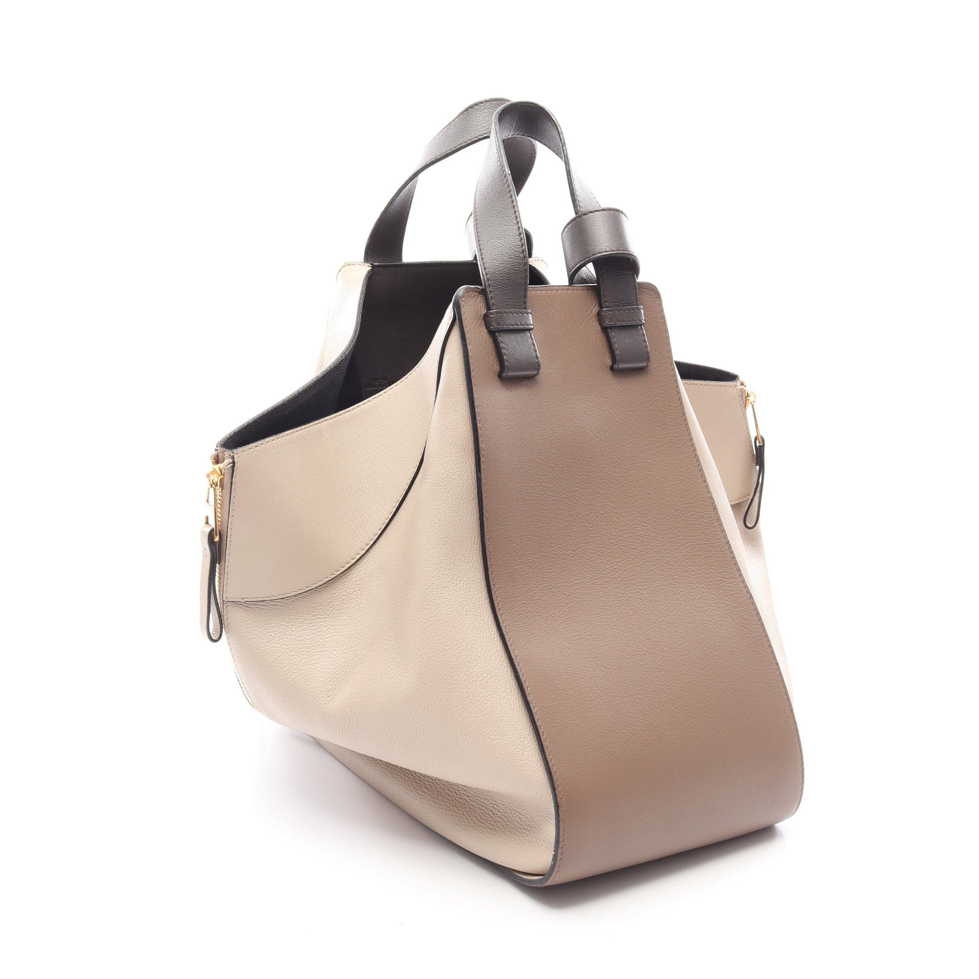 HAMMOCK MEDIUM ハンモック ミディアム 2WAY ハンドバッグ レザー ライトベージュ グレーブラウン ダークブラウン ロエベ バッグ LOEWE