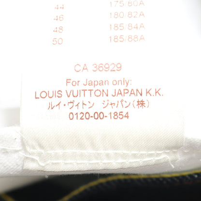 スリムフィット デニムパンツ コットン インディゴブルー ルイヴィトン ボトムス LOUIS VUITTON