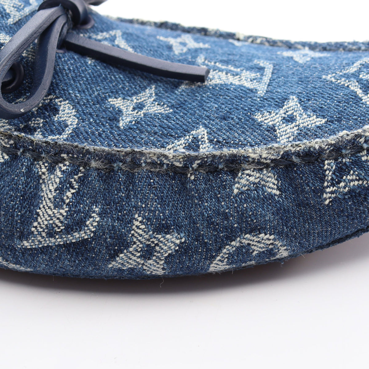 アリゾナライン モノグラムデニム モカシン ローファー デニム レザー ブルー ルイヴィトン シューズ LOUIS VUITTON