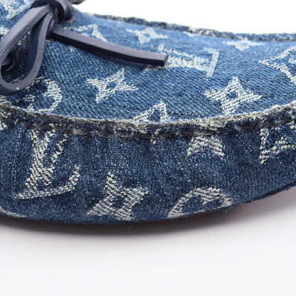 アリゾナライン モノグラムデニム モカシン ローファー デニム レザー ブルー ルイヴィトン シューズ LOUIS VUITTON