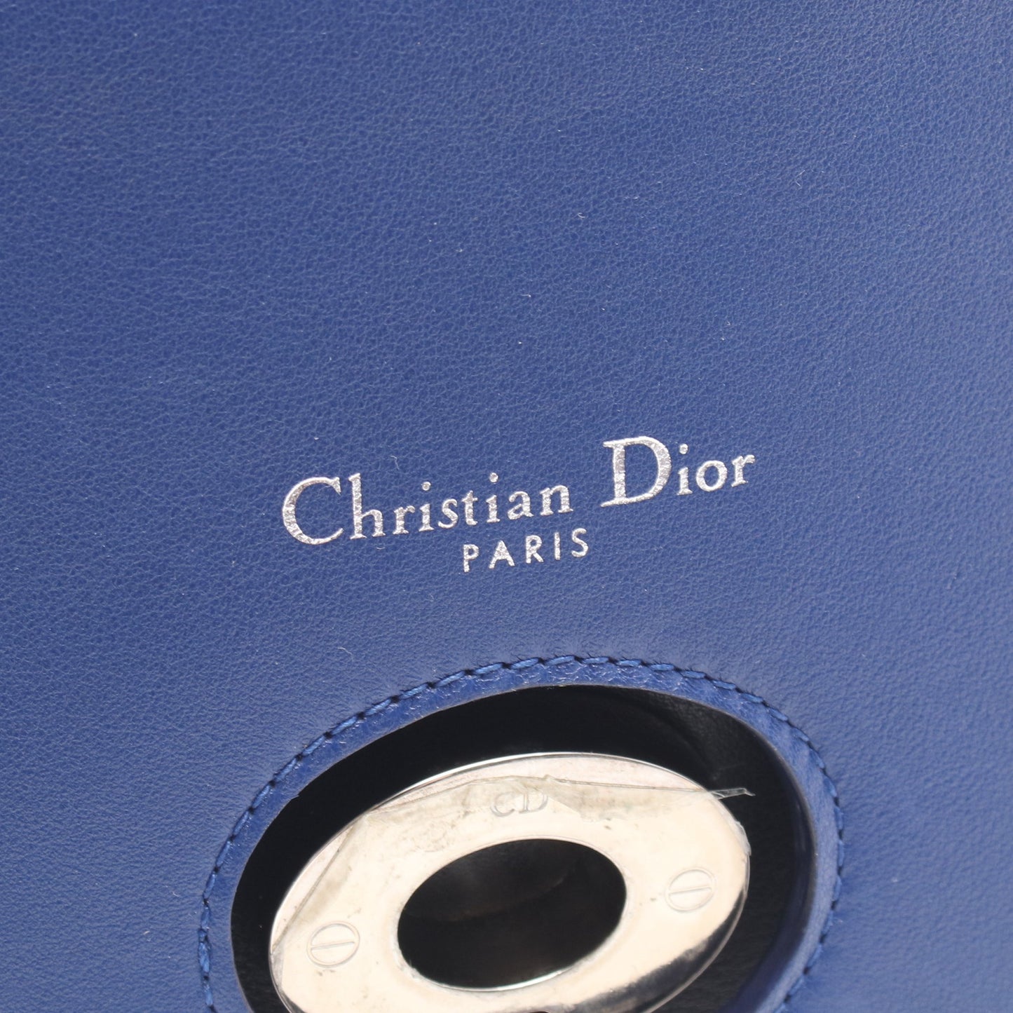 BE DIOR ビー ディオール ワンショルダーバッグ ラムスキン ブラック ブルー クリスチャンディオール