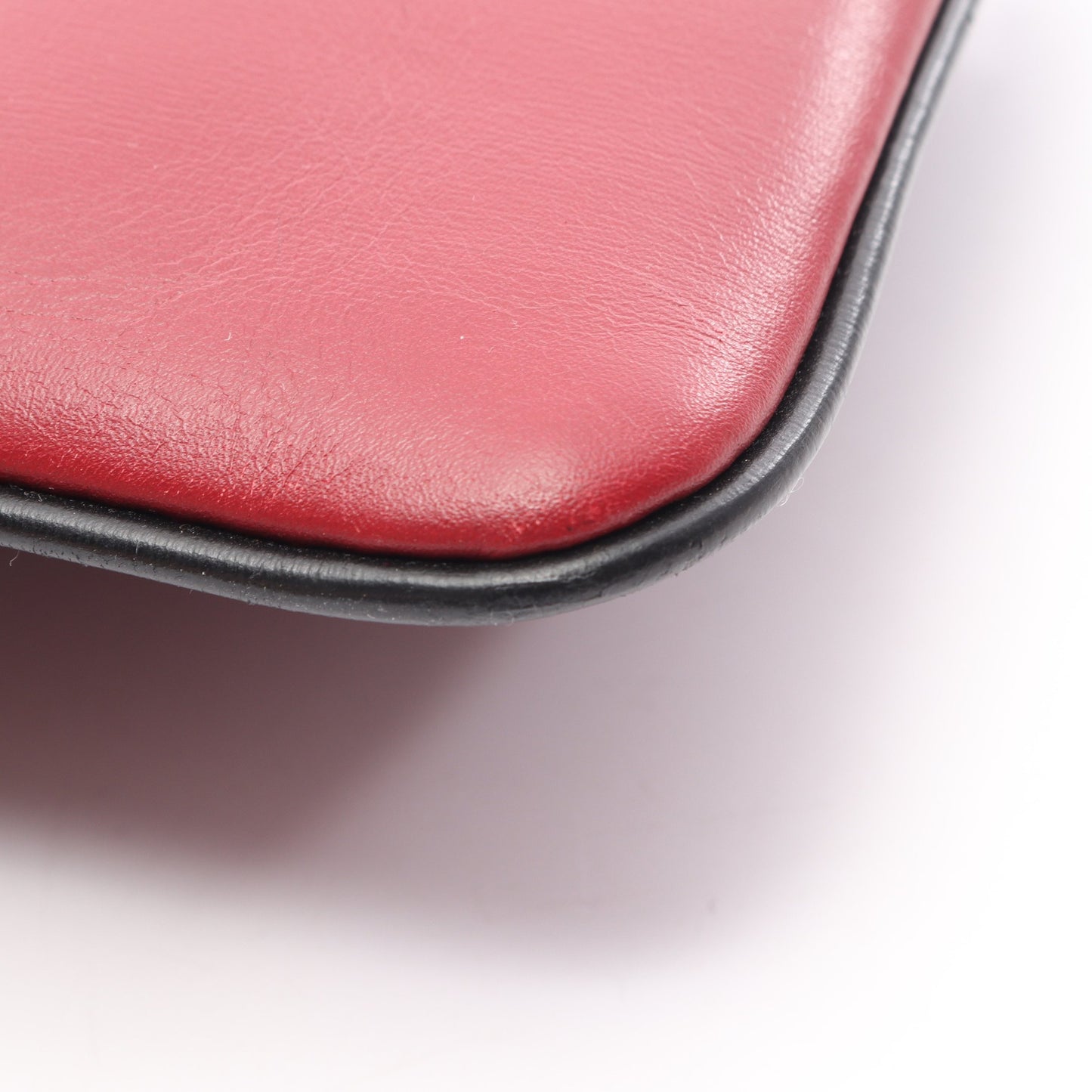 アリー スモール GGマーモント ショルダーバッグ レザー レッド ブラック グッチ