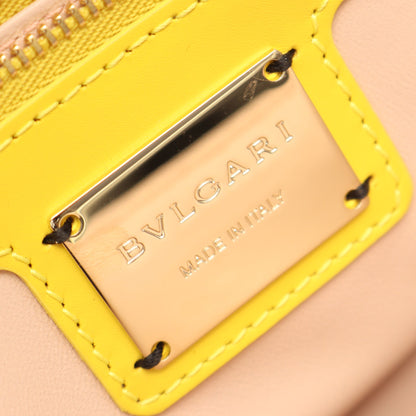セルペンティ フォーエバー スモール チェーンショルダーバッグ ガルーシャ レザー イエロー ブルガリ バッグ BVLGARI