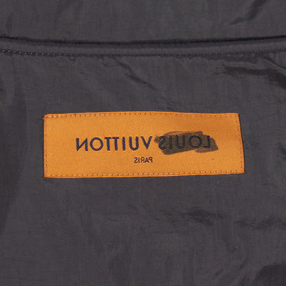 ロゴ リバーシブル ストライプ リバーシブル ブルゾン ダークグレー ブラック ルイヴィトン アウター LOUIS VUITTON