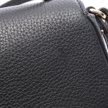 BRITTEN MINI ブリテン トップハンドル 2WAY ショルダーバッグ レザー ブラック トリーバーチ バッグ TORY BURCH