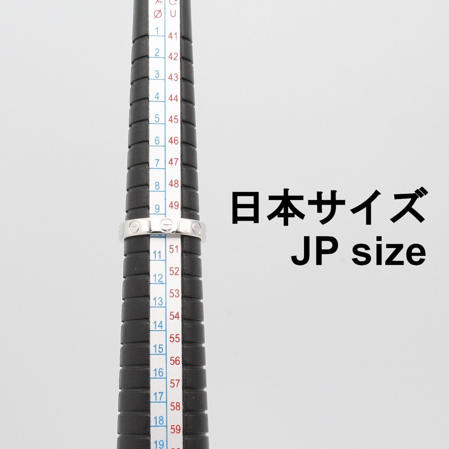 ミニラブリング リング 指輪 K18WG シルバー ホワイトゴールド カルティエ