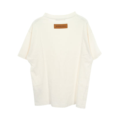 インサイドアウト クルーネック 半袖Tシャツ コットン ホワイト ルイヴィトン