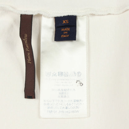 インサイドアウト クルーネック 半袖Tシャツ コットン ホワイト ルイヴィトン