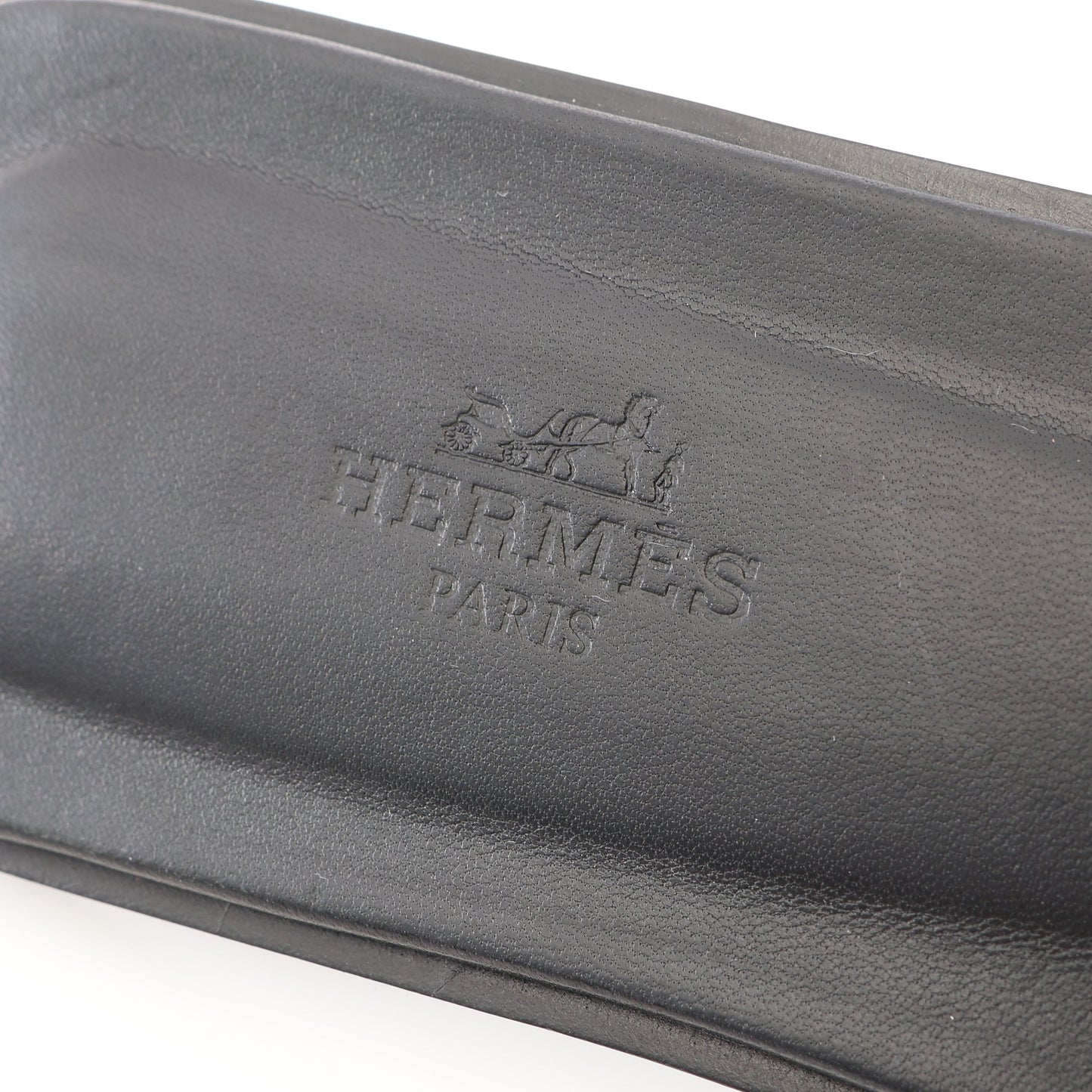 Oran オラン スタッズ ミュール サンダル レザー ブラック エルメス シューズ HERMES