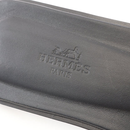 Oran オラン スタッズ ミュール サンダル レザー ブラック エルメス シューズ HERMES