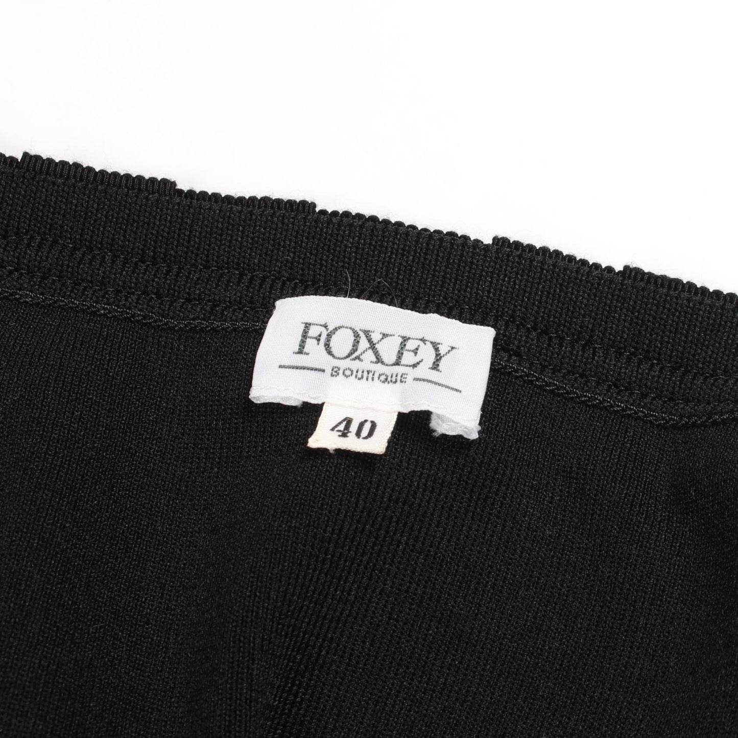 フリル カーディガン ブラック フォクシー トップス FOXEY