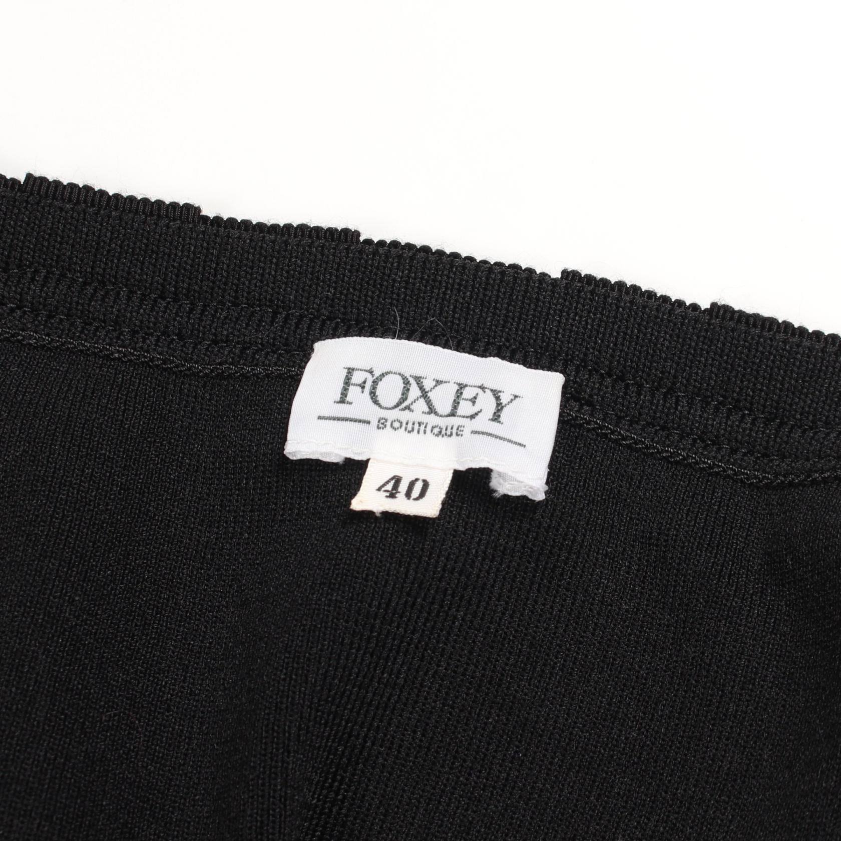 フリル カーディガン ブラック フォクシー トップス FOXEY