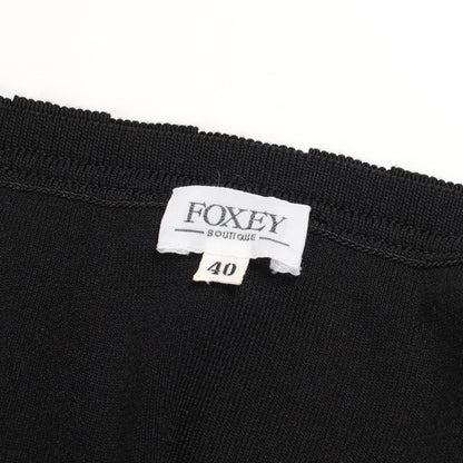 フリル カーディガン ブラック フォクシー トップス FOXEY