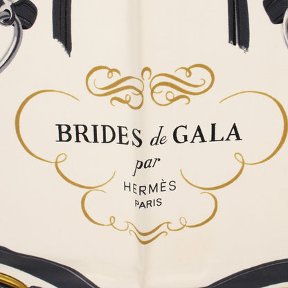 カレ90 BRIDES de GALA スカーフ シルク ブルー マルチカラー エルメス