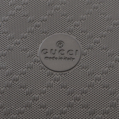 マイクログッチシマ スライドサンダル レザー ブラック グッチ シューズ GUCCI
