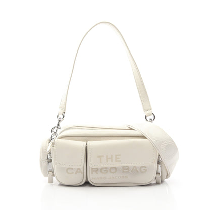 THE LEATHER CARGO BAG 2WAY ショルダーバッグ レザー ホワイト マークジェイコブス バッグ MARC JACOBS