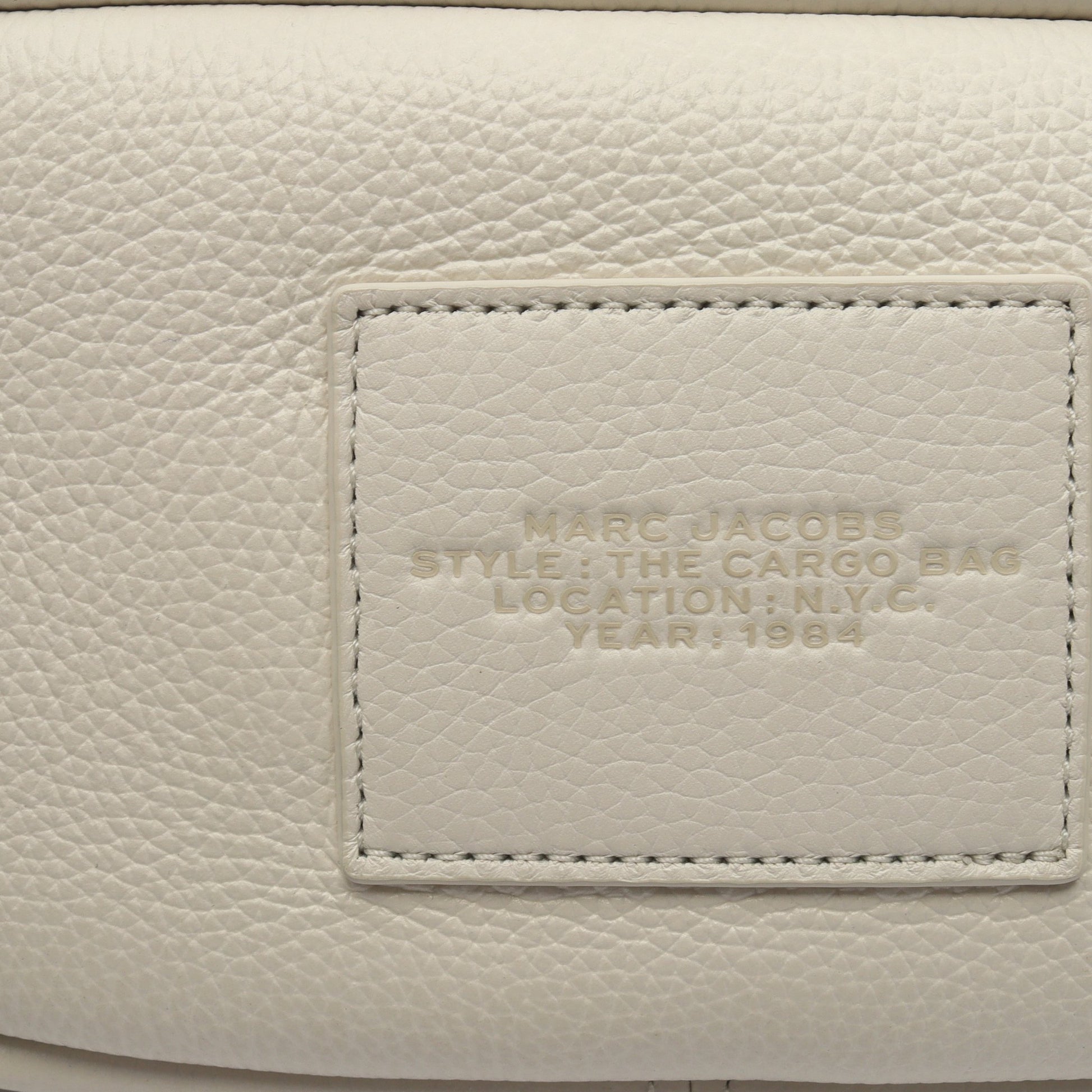 THE LEATHER CARGO BAG 2WAY ショルダーバッグ レザー ホワイト マークジェイコブス バッグ MARC JACOBS