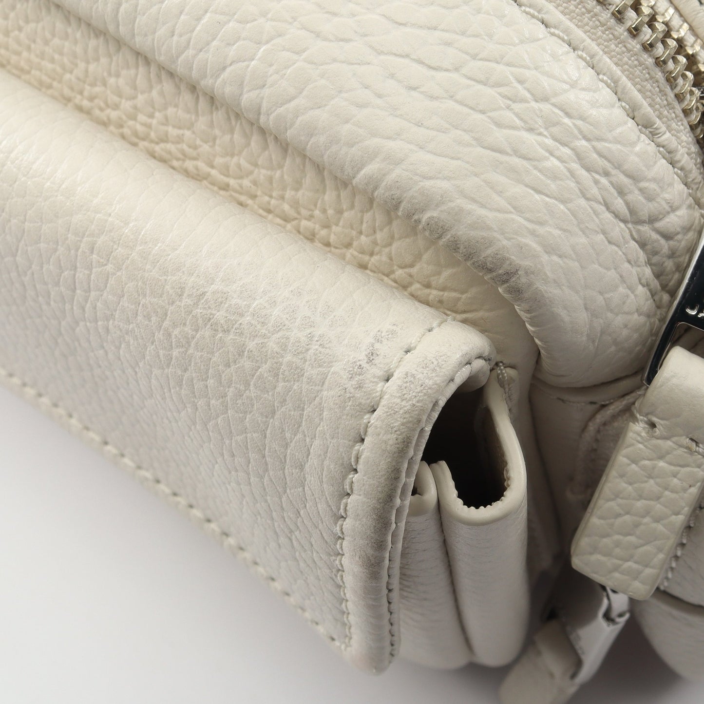 THE LEATHER CARGO BAG 2WAY ショルダーバッグ レザー ホワイト マークジェイコブス バッグ MARC JACOBS