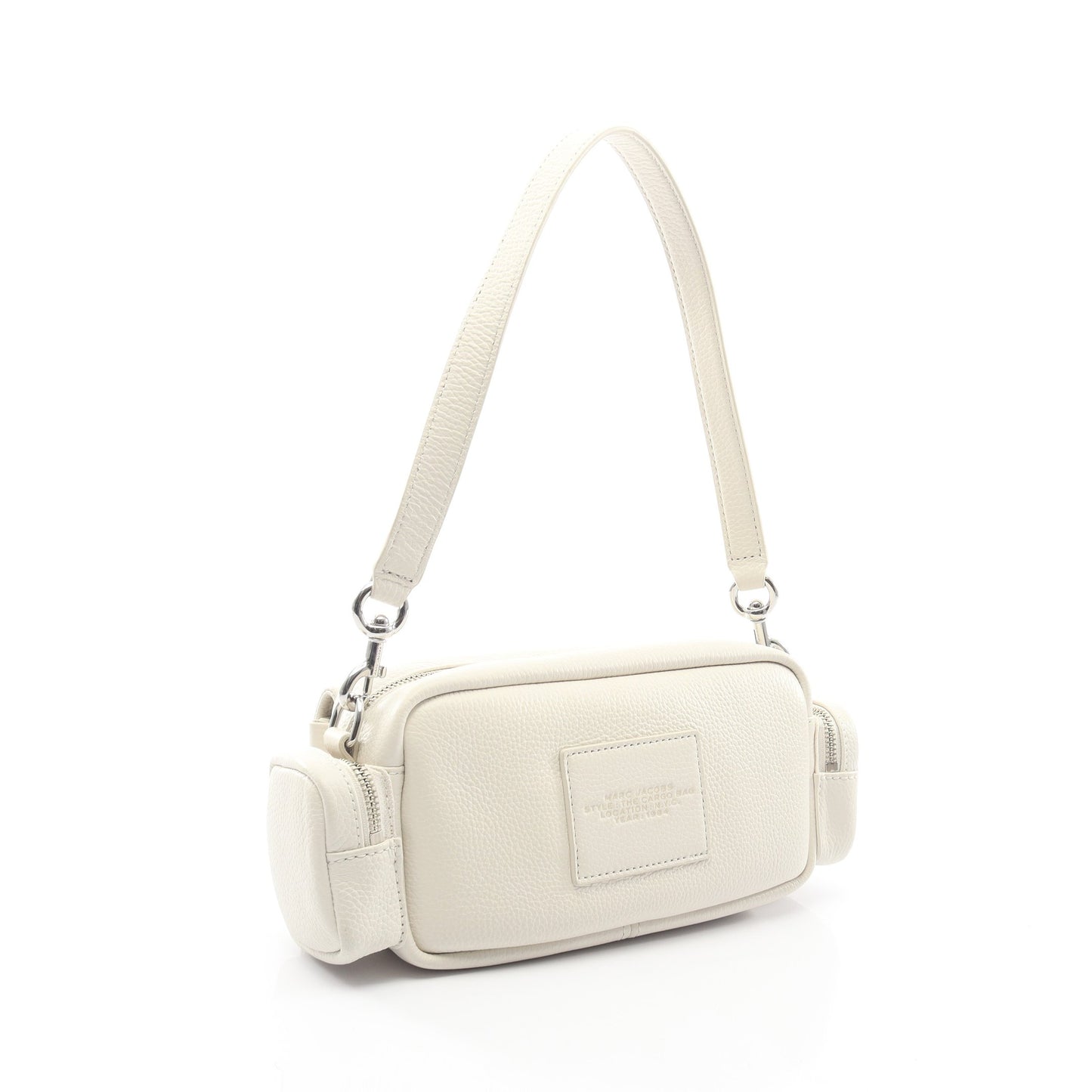 THE LEATHER CARGO BAG 2WAY ショルダーバッグ レザー ホワイト マークジェイコブス バッグ MARC JACOBS