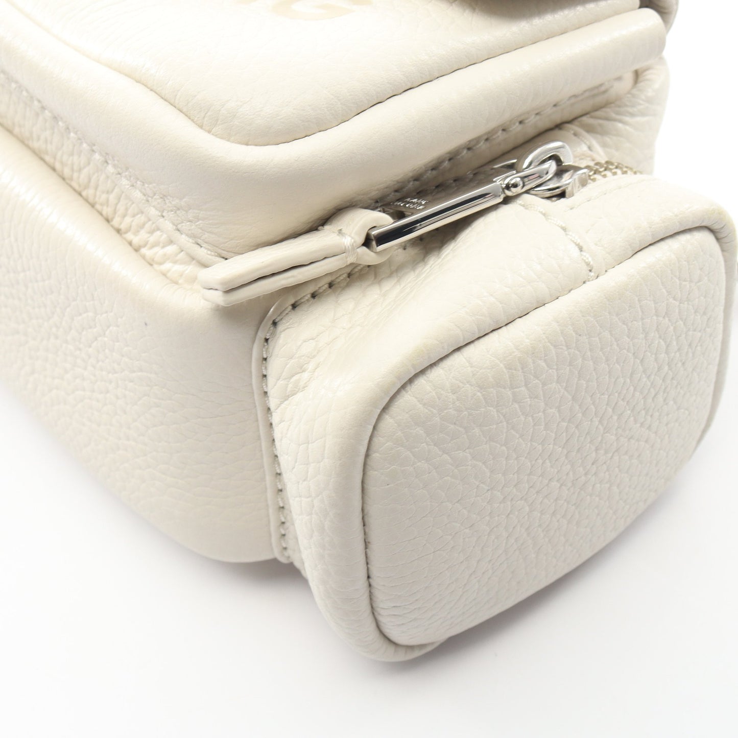 THE LEATHER CARGO BAG 2WAY ショルダーバッグ レザー ホワイト マークジェイコブス バッグ MARC JACOBS