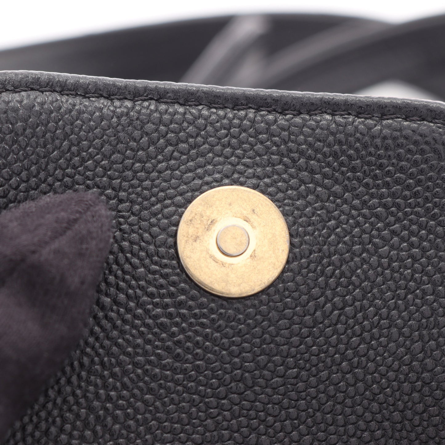 マトラッセ ホーボーバッグ 2WAY ショルダーバッグ ソフトキャビアスキン ブラック ゴールド金具 シャネル バッグ CHANEL