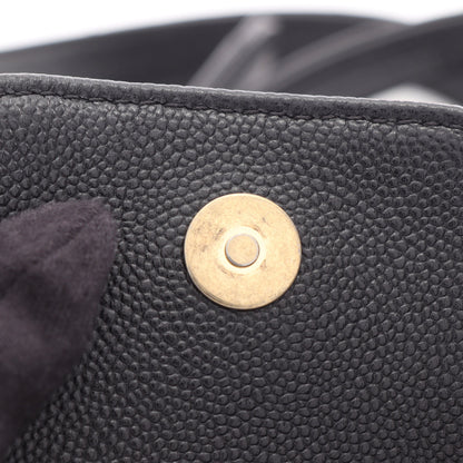 マトラッセ ホーボーバッグ 2WAY ショルダーバッグ ソフトキャビアスキン ブラック ゴールド金具 シャネル バッグ CHANEL