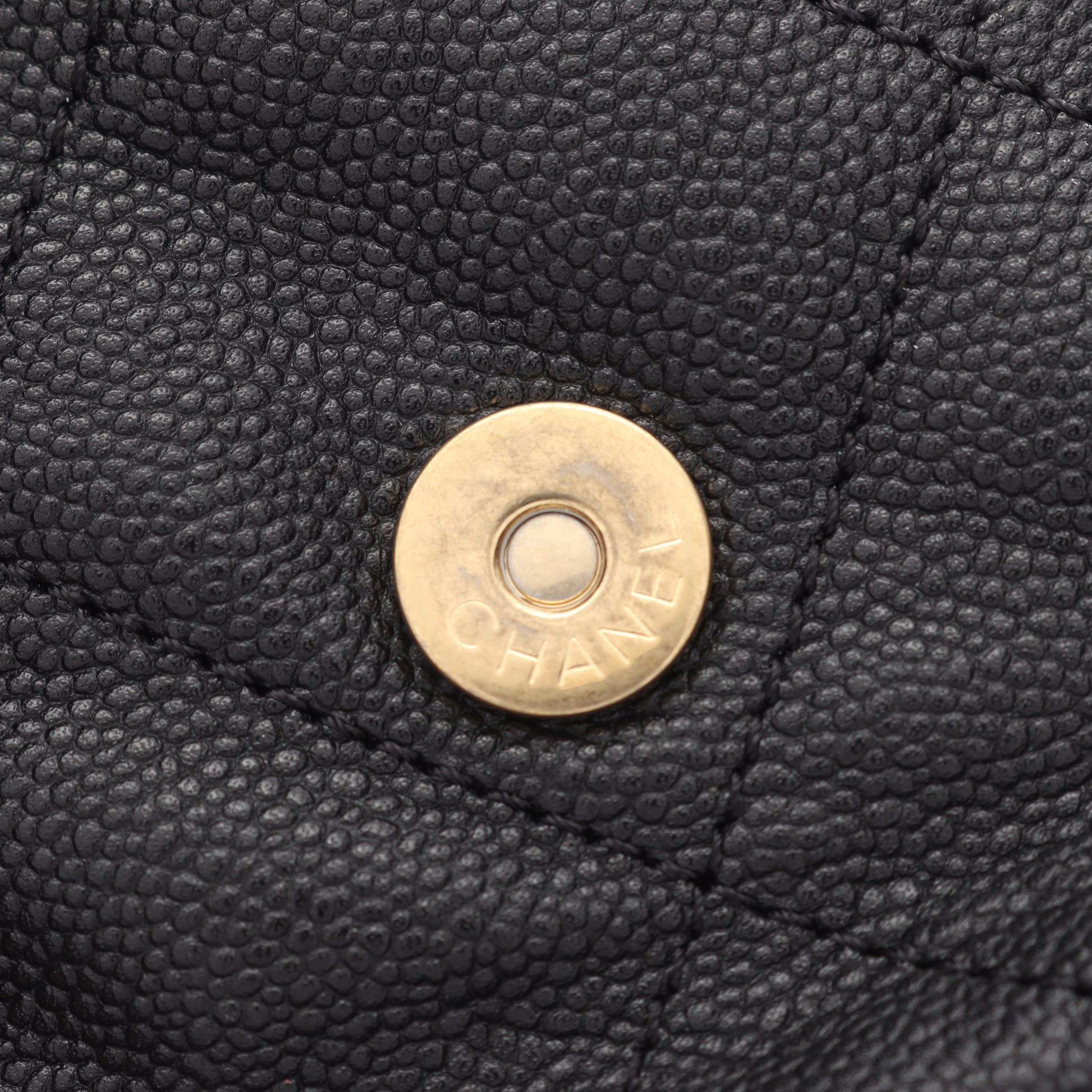 マトラッセ ホーボーバッグ 2WAY ショルダーバッグ ソフトキャビアスキン ブラック ゴールド金具 シャネル バッグ CHANEL