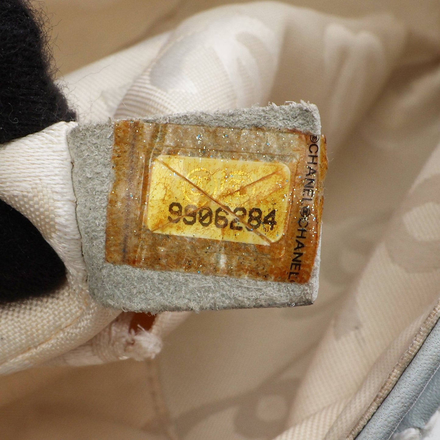 ワイルドステッチ トップハンドル ハンドバッグ レザー ライトブルー ゴールド金具 シャネル バッグ CHANEL