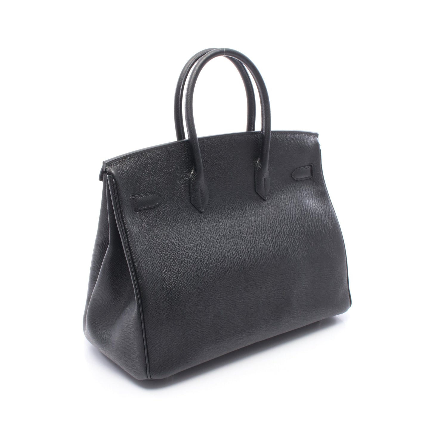 バーキン35 ハンドバッグ ヴォーエプソン ブラック シルバー金具 □K刻印 エルメス