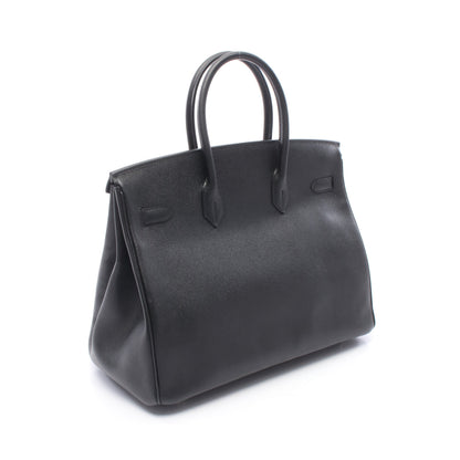 バーキン35 ハンドバッグ ヴォーエプソン ブラック シルバー金具 □K刻印 エルメス