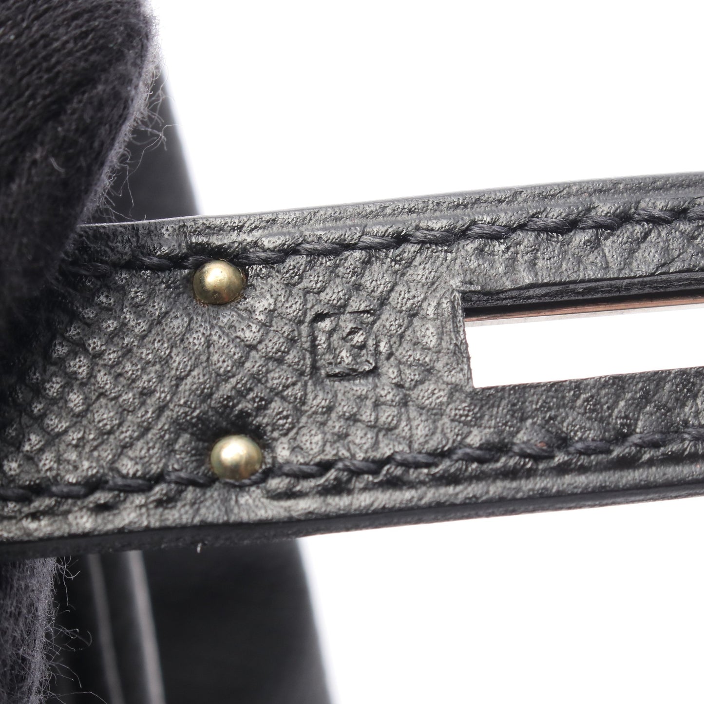 バーキン35 ハンドバッグ ヴォーエプソン ブラック シルバー金具 □K刻印 エルメス