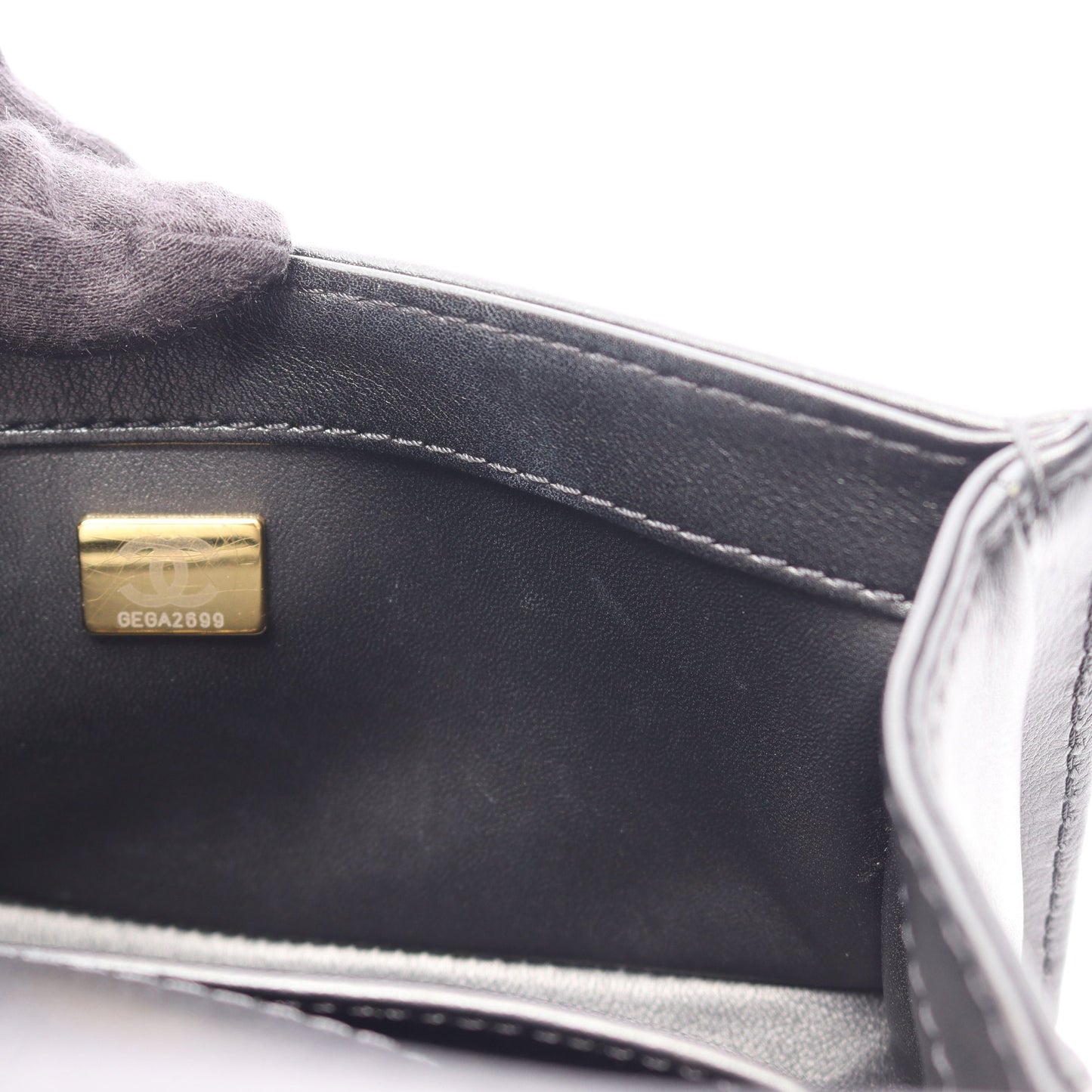 ボーイシャネル トップハンドル フラップ 2WAY チェーンショルダーバッグ レザー ブラック ゴールド金具 シャネル