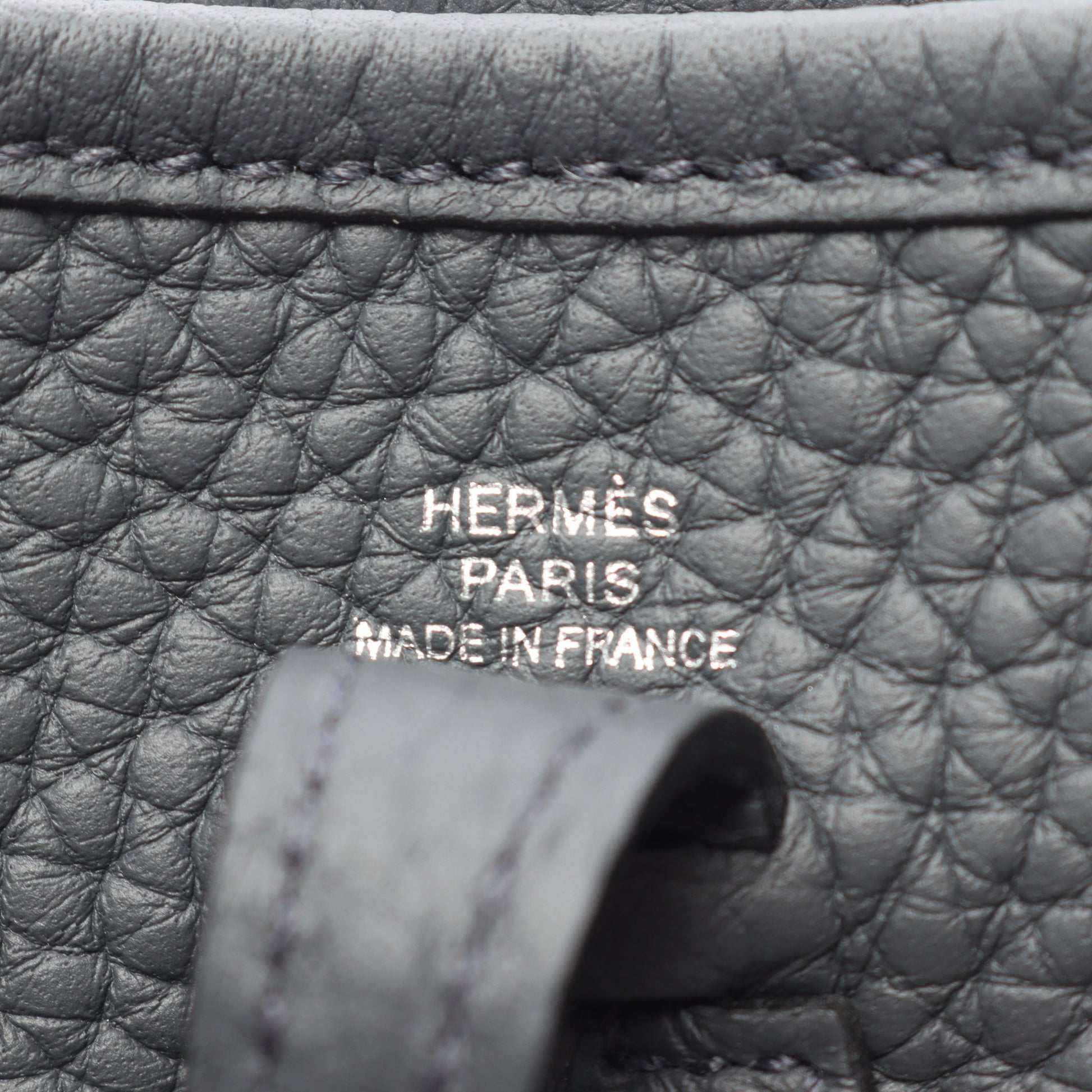 エヴリンアマゾンTPM グリミスティ ショルダーバッグ トリヨンクレマンス グレー シルバー金具 K刻印 エルメス バッグ HERMES