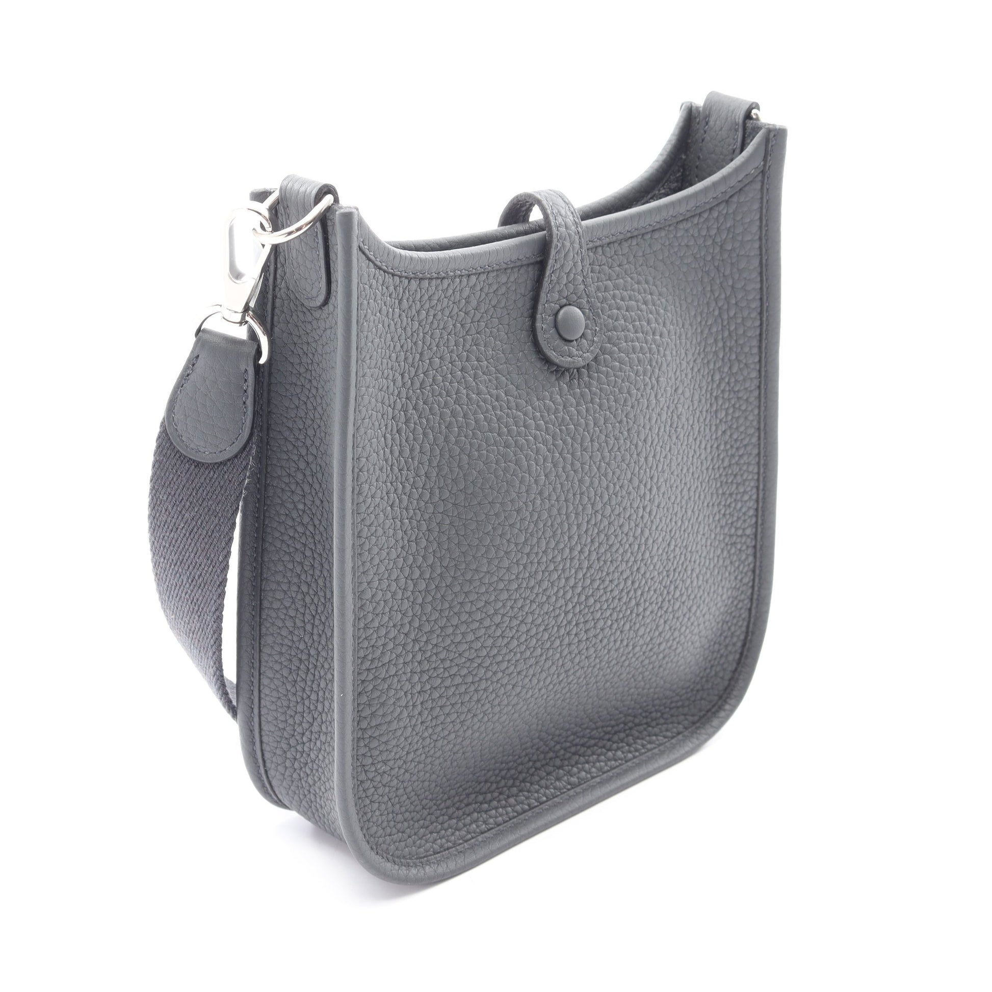 エヴリンアマゾンTPM グリミスティ ショルダーバッグ トリヨンクレマンス グレー シルバー金具 K刻印 エルメス バッグ HERMES