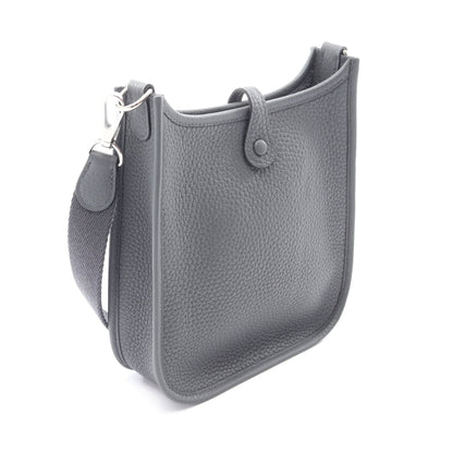 エヴリンアマゾンTPM グリミスティ ショルダーバッグ トリヨンクレマンス グレー シルバー金具 K刻印 エルメス バッグ HERMES