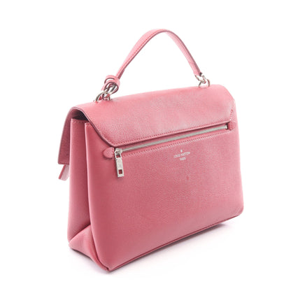 マイロックミー サッチェル 2WAY ハンドバッグ レザー ピンクパープル グレーブラウン ルイヴィトン バッグ LOUIS VUITTON