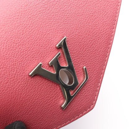 マイロックミー サッチェル 2WAY ハンドバッグ レザー ピンクパープル グレーブラウン ルイヴィトン バッグ LOUIS VUITTON