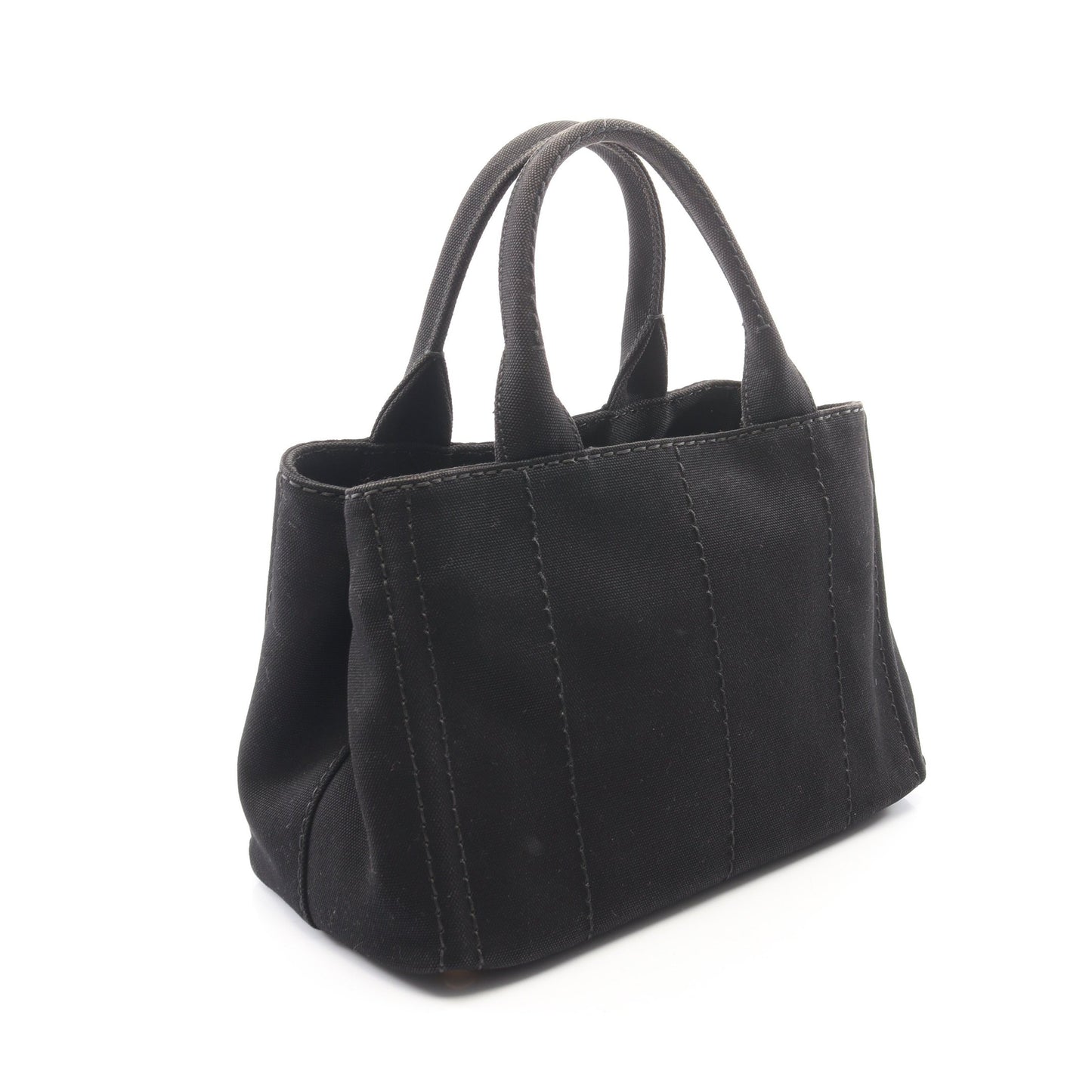 CANAPA カナパ 2WAY ハンドバッグ トートバッグ キャンバス ブラック プラダ