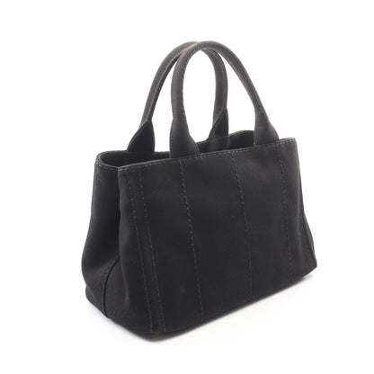 CANAPA カナパ 2WAY ハンドバッグ トートバッグ キャンバス ブラック プラダ
