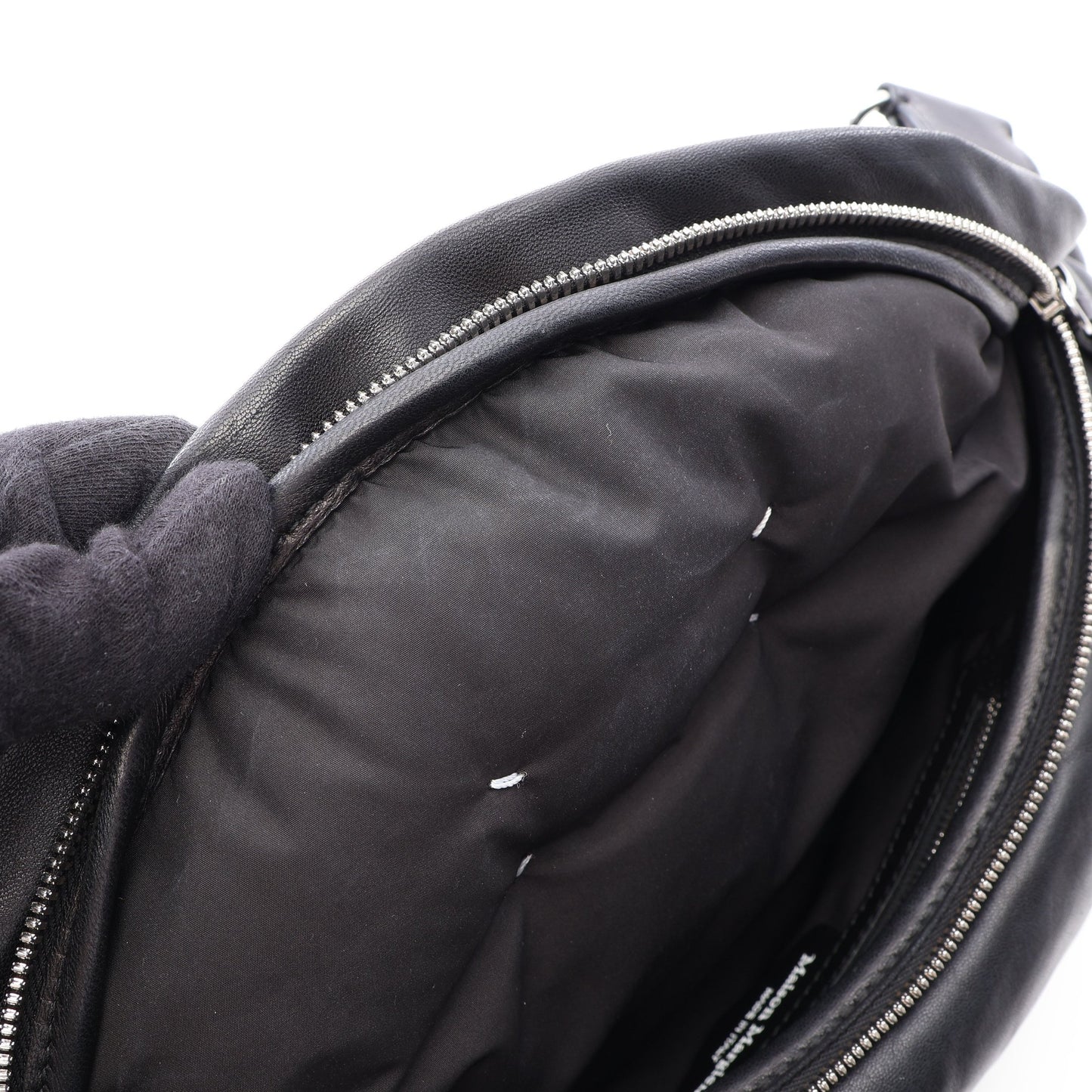 GLAM SLAM グラムスラム ボディバッグ レザー ブラック メゾンマルジェラ11 バッグ Maison Margiela 11