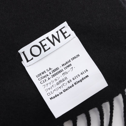 アナグラム マフラー ウール カシミヤ ブラック ロエベ 財布・小物 LOEWE
