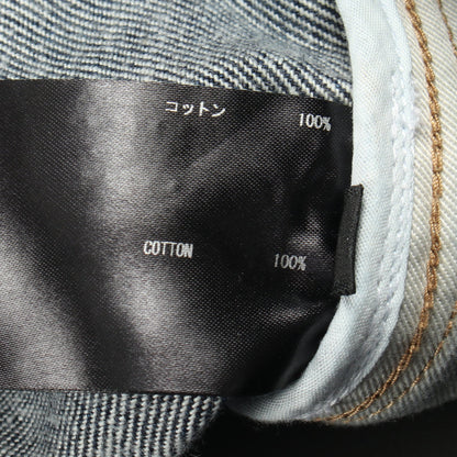 デニムパンツ コットン インディゴブルー リラクス