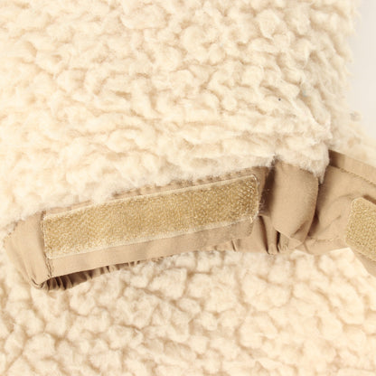 SHERPA NUPTSE JACKET 切替 フード付き ダウンジャケット アイボリー カーキブラウン ザノースフェイス