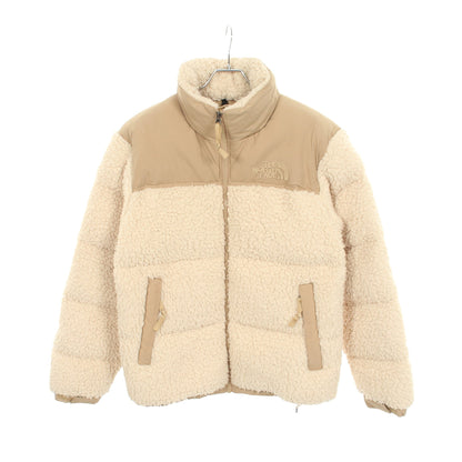 SHERPA NUPTSE JACKET 切替 フード付き ダウンジャケット アイボリー カーキブラウン ザノースフェイス