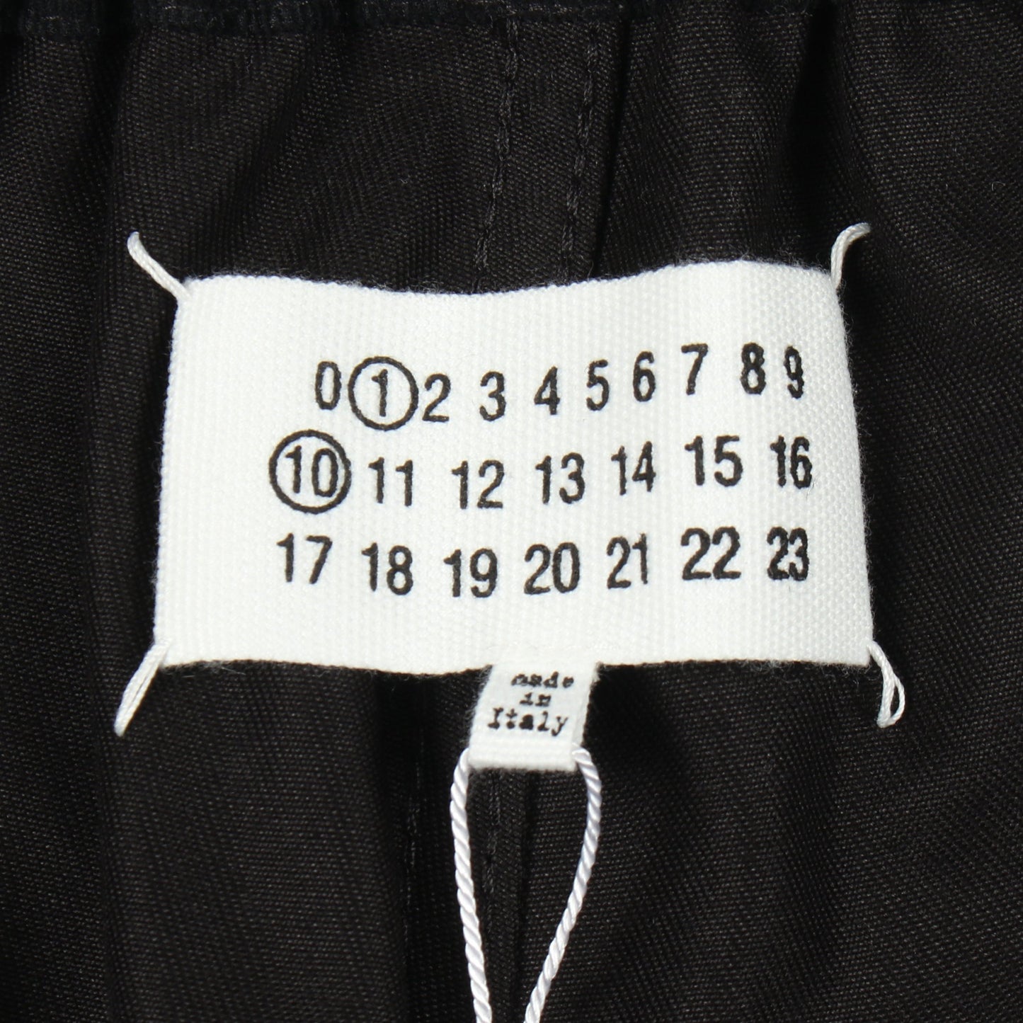 Wide Easy Pants コットントラウザーズ イージーパンツ コットン ブラック メゾンマルジェラ110