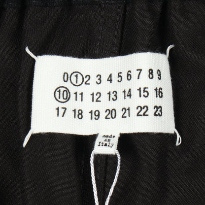 Wide Easy Pants コットントラウザーズ イージーパンツ コットン ブラック メゾンマルジェラ110