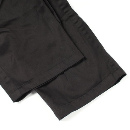 Wide Easy Pants コットントラウザーズ イージーパンツ コットン ブラック メゾンマルジェラ110