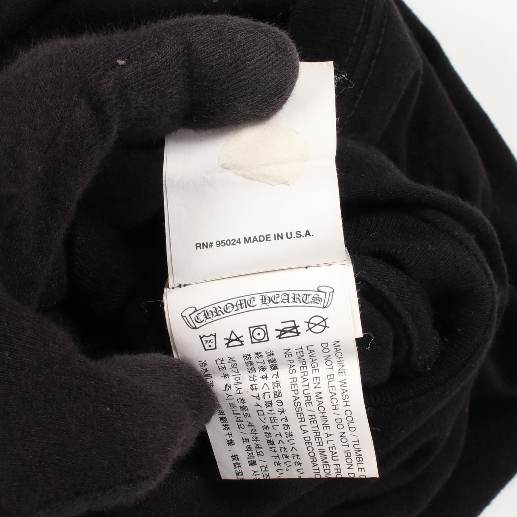 FOTI JARVIS 長袖Tシャツ コットン ブラック クロムハーツ トップス Chrome Hearts